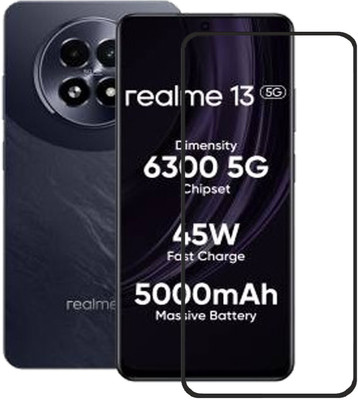 Flipkart SmartBuy Edge To Edge Tempered Glass for realme 13 5G, Realme 13(Pack of 1)