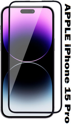ASVALBUY Edge To Edge Tempered Glass for APPLE iPhone 15 Pro, iPhone 15 Pro(Pack of 1)
