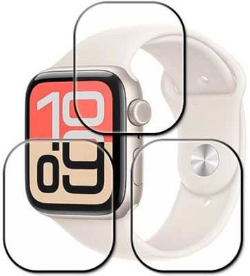 tombik Edge To Edge Tempered Glass for 8ff-Apple Watch SE 3(Pack of 3)