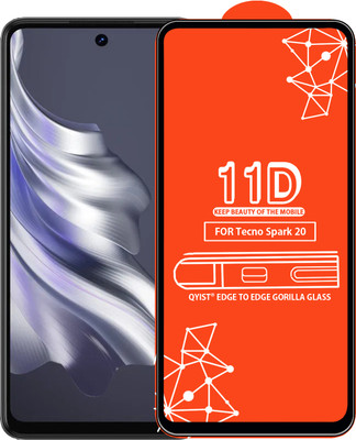 Qyist Edge To Edge Tempered Glass for Tecno Spark 20(Pack of 1)