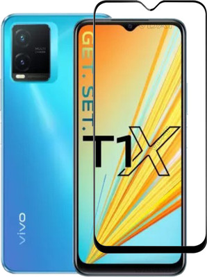 VDAT Edge To Edge Tempered Glass for vivo T1X(Pack of 1)