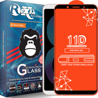 Roxel Edge To Edge Tempered Glass for Oppo A83(Pack of 1)