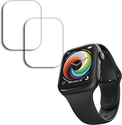 SOMTONE Edge To Edge Tempered Glass for Hammer Pulse Ace 2.0 Bluetooth Calling Smartwatch with Biggest 1.83 inch SMARTWATCH SCREEN GUARD(Pack of 2)