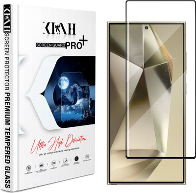KLAH Edge To Edge Tempered Glass for Samsung Galaxy S24 Ultra 5G(Pack of 1)