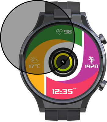Tuch Edge To Edge Tempered Glass for Smart Watch appllp4 gps wifi Fiber Tempered Glass Digital Watch Screen gaurd Impossible Smart Watch Appllp4 gps wifi(Pack of 1)