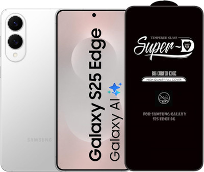 Bigil Edge To Edge Tempered Glass for Samsung Galaxy S25 Edge 5G, crystal clear glass(Pack of 1)