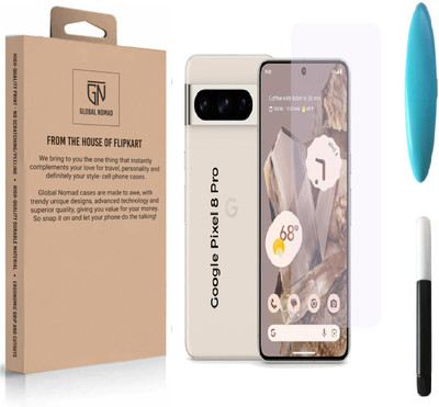GLOBAL NOMAD Edge To Edge Tempered Glass for Google Pixel 8 Pro, Google Pixel 8 Pro UV Glass(Pack of 1)