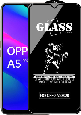 Qyist Edge To Edge Tempered Glass for OPPO A5 2020(Pack of 1)