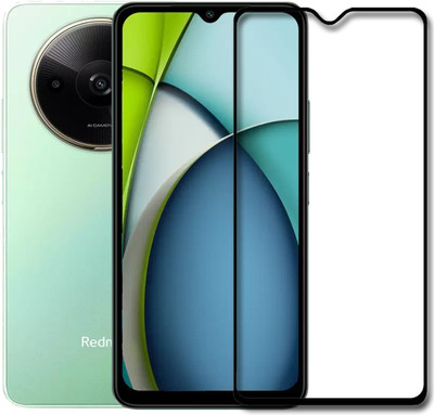 SNMART Edge To Edge Tempered Glass for Poco C61, Redmi A3, Redmi A3x(Pack of 1)