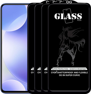 CYOR Edge To Edge Tempered Glass for REDMI K30(Pack of 4)