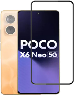 INFINITYWORLD Edge To Edge Tempered Glass for POCO X6 Neo 5G(Pack of 1)