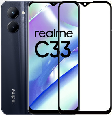 Gorilla Glass Edge To Edge Tempered Glass for Realme C33(Pack of 1)