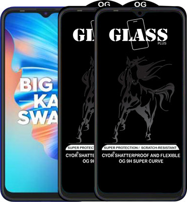 CYOR Edge To Edge Tempered Glass for TECNO SPARK 6 GO(Pack of 2)