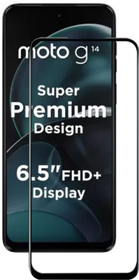 VAlight Edge To Edge Tempered Glass for MOTOROLA g14, MOTOROLA MOTO G14, Moto G!4(Pack of 1)