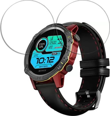 SOMTONE Edge To Edge Tempered Glass for Boult Sterling Outdoor Rugged Design 1.52 inch SMARTWATCH SCREEN GUARD(Pack of 2)