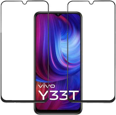 NSTAR Edge To Edge Tempered Glass for VivoY33T(Pack of 2)