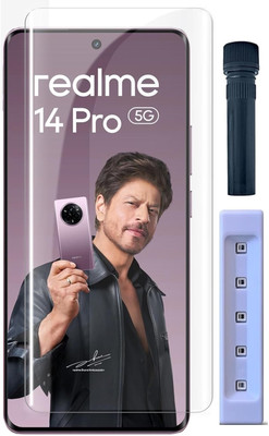 O2MG Edge To Edge Tempered Glass for realme 14 Pro 5G, realme 14 Pro(Pack of 1)