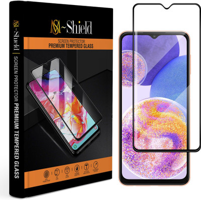 MS-Shield Edge To Edge Tempered Glass for Samsung Galaxy A23(Pack of 1)