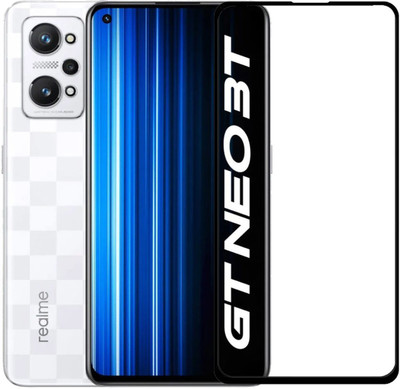 NSTAR Edge To Edge Tempered Glass for Realme GT Neo 3T(Pack of 1)