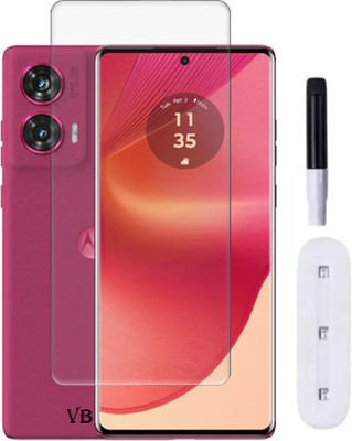 VISHRN CASES Edge To Edge Tempered Glass for Motorola Edge 50 Fusion 5G, Motorola Edge 50 Fusion, Edge 50 Fusion, Edge 50 Fusion 5G, Moto Edge 50 Fusion 5G, Moto Edge 50 Fusion(Pack of 1)