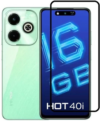 ROYALBASE Edge To Edge Tempered Glass for Infinix Hot 40i(Pack of 1)