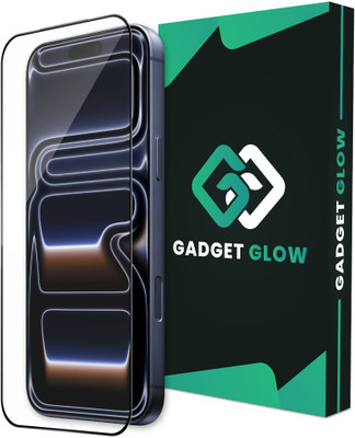 Gadget Glow Edge To Edge Tempered Glass for iPhone 17 Pro Max, Apple 17 Pro Max(Pack of 1)