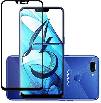 iCopertina Edge To Edge Tempered Glass for OPPO A5(Pack of 1)