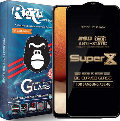 Roxel Edge To Edge Tempered Glass for SAMSUNG A32 4G(Pack of 1)