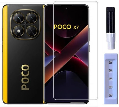 ASVALBUY Edge To Edge Tempered Glass for POCO X7 5G, POCO X7(Pack of 1)