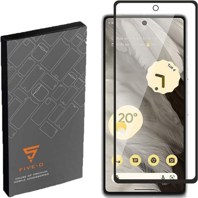 FIVE-O Edge To Edge Tempered Glass for Google Pixel 6 with Self Installation Kit(Pack of 2)