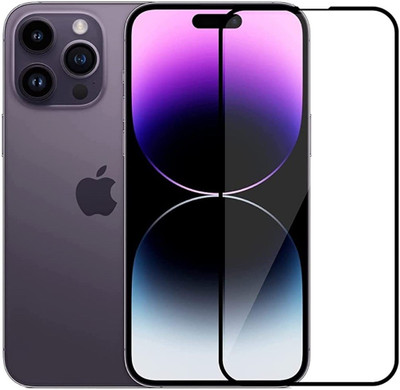 INFINITYWORLD Edge To Edge Tempered Glass for Apple iphone 14 Pro,iphone 14 Pro (6.1)(Pack of 1)