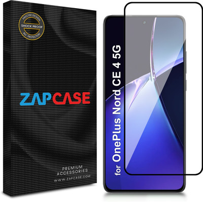 Zapcase Edge To Edge Tempered Glass for OnePlus Nord CE 4 5G(Pack of 1)