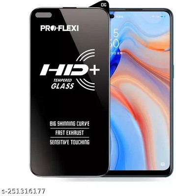 GRAFIQE Edge To Edge Tempered Glass for OPPO A15, OPPO A15s, Premium Quality Tempered Glass(Pack of 2)