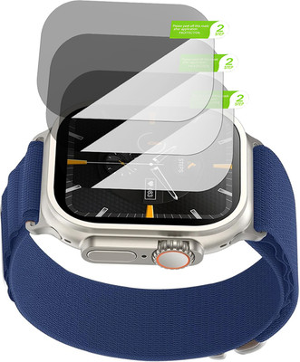 HIDEOUS Edge To Edge Tempered Glass for pTron Pulsefit Ultra(Pack of 3)
