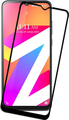 HUPSHY Edge To Edge Tempered Glass for LAVA Z3(Pack of 1)
