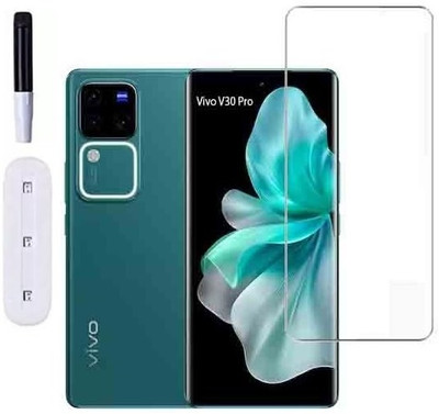 Caseline Edge To Edge Tempered Glass for vivo V30 Pro 5G, vivo V30 5G(Pack of 1)