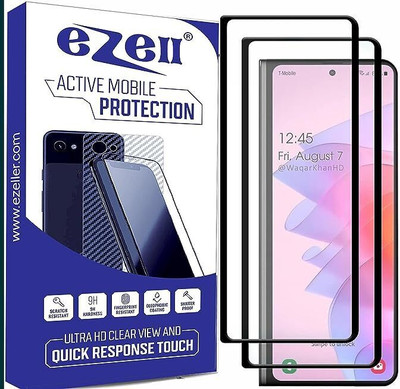 eZell Edge To Edge Tempered Glass for Samsung Galaxy Z Fold 5(Pack of 2)
