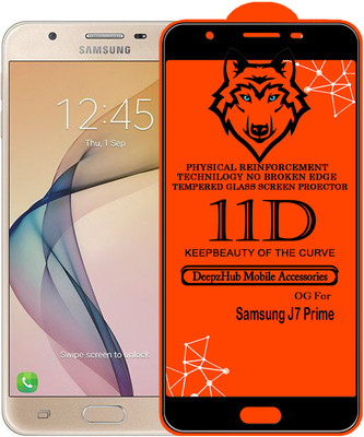 DeepzHub Edge To Edge Tempered Glass for Samsung Galaxy J7 Prime(Pack of 1)