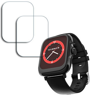 SOMTONE Edge To Edge Tempered Glass for Hammer Ace 4.0 Calling Smart Watch with Large 1.85 inch CREEN GUARD(Pack of 2)
