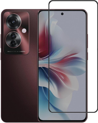 RCHJV Edge To Edge Tempered Glass for Oppo F25 Pro 5G(Pack of 1)