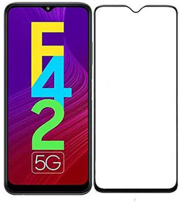 Ansh Traders Edge To Edge Tempered Glass for Samsung Galaxy F42 5g(Pack of 1)