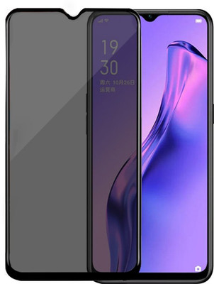 HUPSHY Edge To Edge Tempered Glass for Oppo A8(Pack of 1)