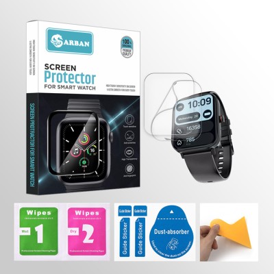 ARBAN Edge To Edge Tempered Glass for Fire-Boltt Ninja Pro Max Ultra 2.01 inch Smartwatch 2 PROTECTOR + 2 WIPES + 2 DUST REMOVAL STICKER + 1 WIPER(Pack of 2) ARBAN Edge To Edge Tempered Glass for Fire-Boltt Ninja Pro Max Ultra 2.01 inch Smartwatch 2 PROTECTOR + 2 WIPES + 2 DUST REMOVAL STICKER + 1 WIPER(Pack of 2)