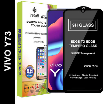PFOAM Edge To Edge Tempered Glass for VIVO Y73(Pack of 1)