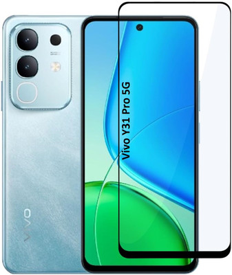 Bodoma Edge To Edge Tempered Glass for Vivo Y31 Pro 5G(Pack of 1)