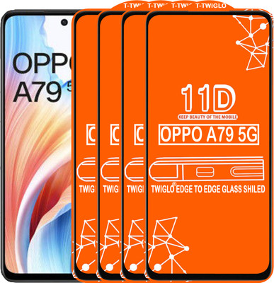 Flipkart SmartBuy Edge To Edge Tempered Glass for OPPO A79 5G(Pack of 4)