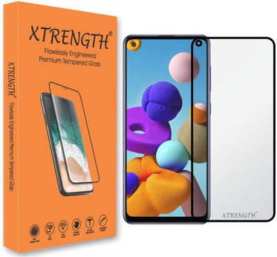 XTRENGTH Edge To Edge Tempered Glass for REALME 7(Pack of 1)