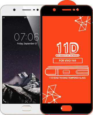 Qyist Edge To Edge Tempered Glass for VIVO Y69(Pack of 1)