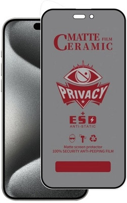 COVER CAPITAL Edge To Edge Tempered Glass for Apple iPhone 15 Pro Max(Pack of 1)