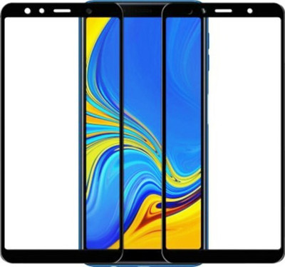 9H Edge To Edge Tempered Glass for Samsung Galaxy A7 2018 Edition (Pack Of 2 premium 11D)(Pack of 2)